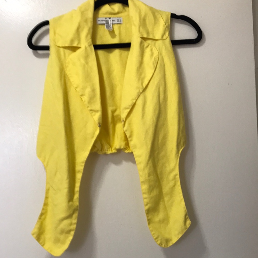 Yellow Crop Top